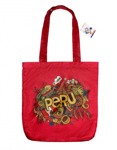 Сумка-шоппер 4PROFI Peru 40x35 см разноцветный 