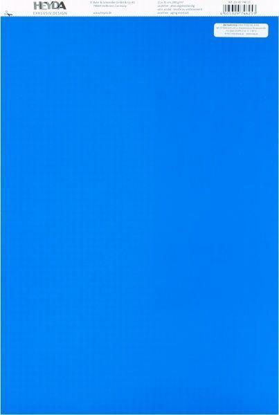 Папір з малюнком Клітинка двосторонній синій 21x31 см 200 г/м² Heyda