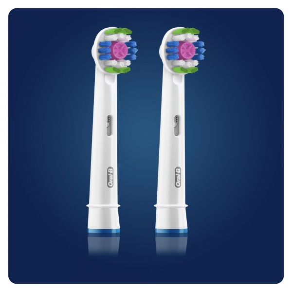 Насадки для электрической зубной щетки Oral-B 3D White 2 шт./уп.