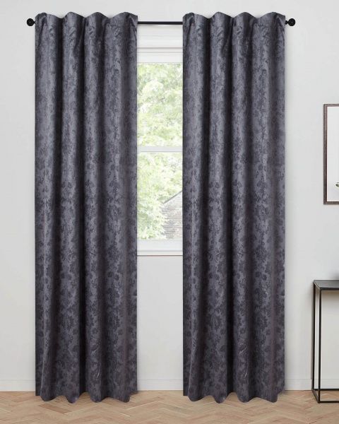 Штора-блэкаут Embossed 140х275 см темно-серый La Nuit