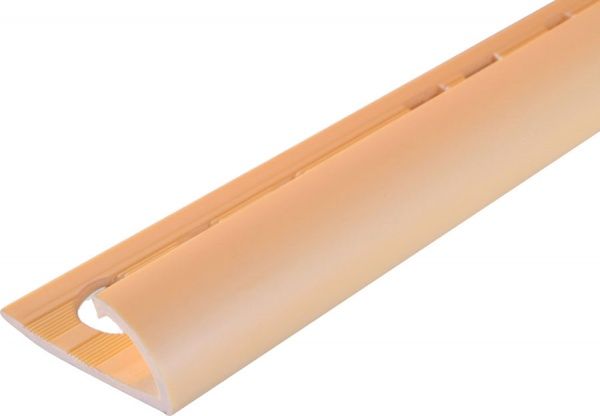 Уголок для плитки Mada внешний ПВХ DL10/033 10 мм 2,7м кремовый 