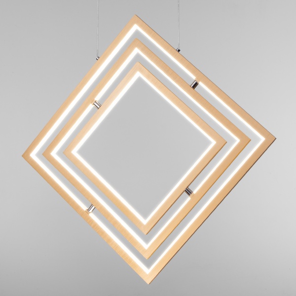 Підвіс Strotskis Maya LED 50 Вт білий/золото 90224/3 (золото) 