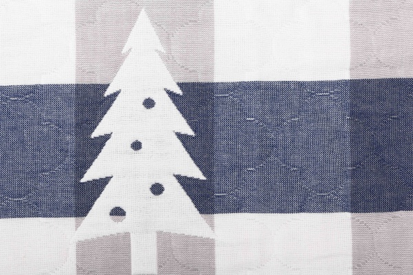 Ковдра-покривало Ялинка 150x200 см Homeline синій 