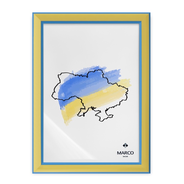 Рамка Marco 2313 1 фото 21х30 см синій із жовтим 