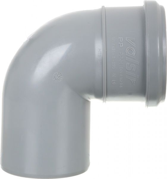 Коліно ПВХ Valsir 504047 075 HTB 87°