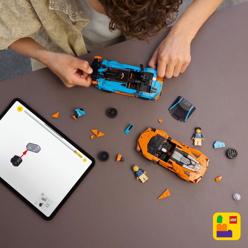 Конструктор LEGO Speed Champions Lamborghini Revuelto и Huracán STO 77238
