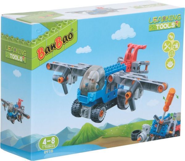 Конструктор BanBao Великі блоки Літак 2