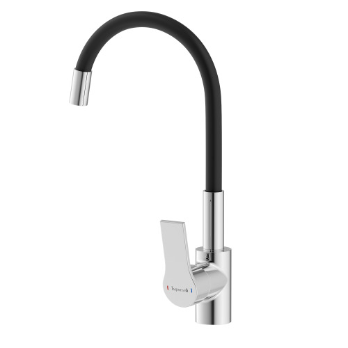 Змішувач для кухні Imprese WITOW з гнучким виливом, хром
