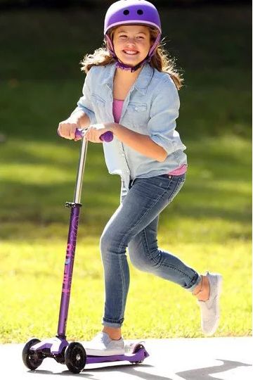 Самокат Micro Mobillity Systems Maxi Micro deluxe purple бузковий MMD025 