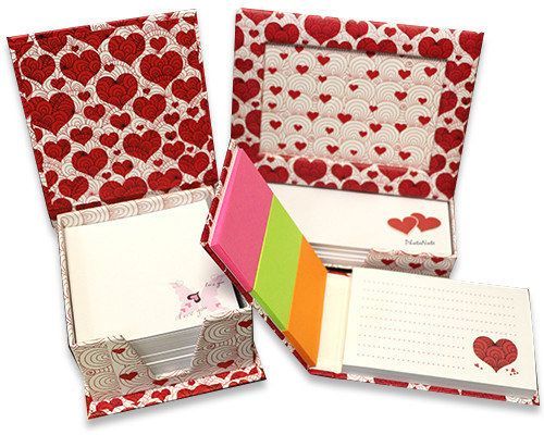 Бумага для заметок в подставке Фоторамка Сердечки