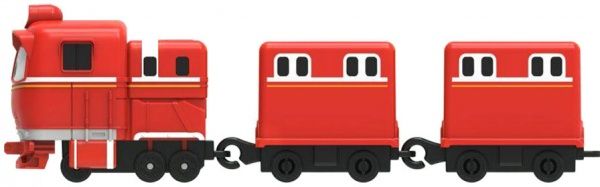 Паровозик Silverlit Robot trains Альф с двома вагонами 80180