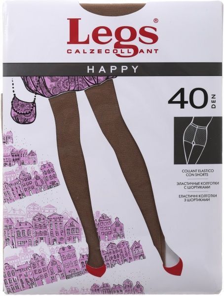 Колготки женские Legs 102 HAPPY 40 den amber р. 3 янтарный 