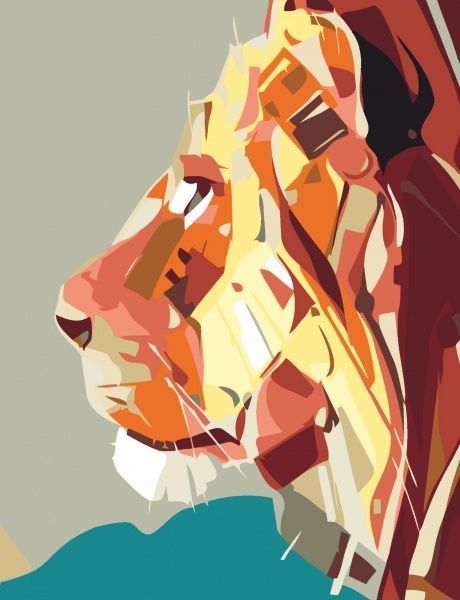 Набір, техніка акриловий живопис за номерами ПОП АРТ 9.184 Rosa Start 