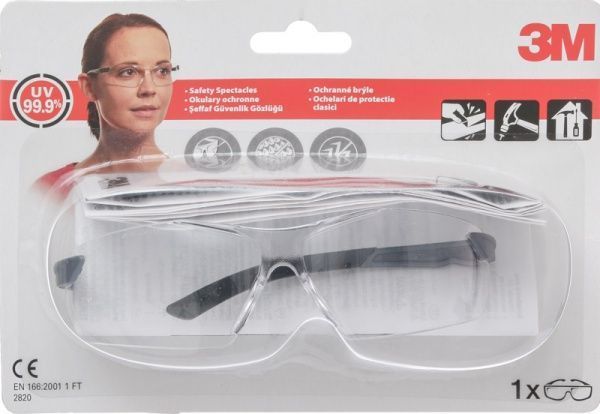 Очки защитные 3M Clear C1 2820