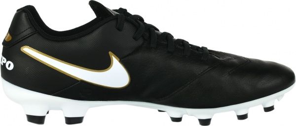 Бутси Nike TIEMPO GENIO II LEATHER FG 819213-010 р. 8 чорний