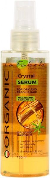 Сыворотка La Fabelo Organic Восстанавливающая с органическим экстрактом бамбука, маслом Аргана и макадамии 150 мл 