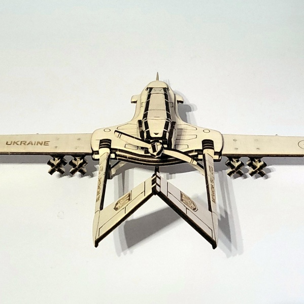 Конструктор Сувенир Декор Bayraktar TB2 золотая серия Suvenir-Decor