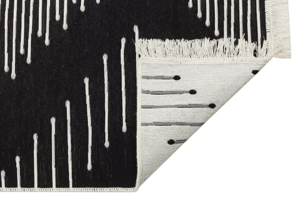 Ковер Ekohali Arya AR 15 Black 160x230 см двусторонний 