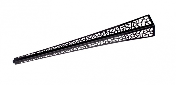 Меблева ніжка DC 710 мм фігурна чорна 