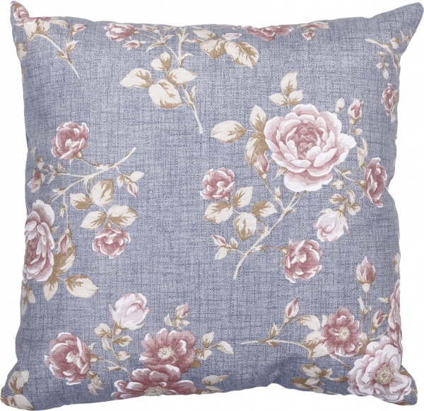 Подушка декоративна Pionia 45x45 см сірий із малюнком La Nuit 