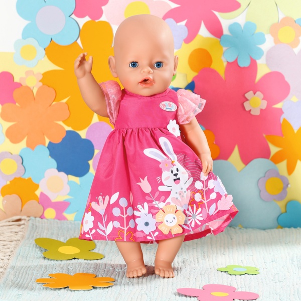 Одежда для куклы Zapf Baby Born - Платье с цветами 832639 832639