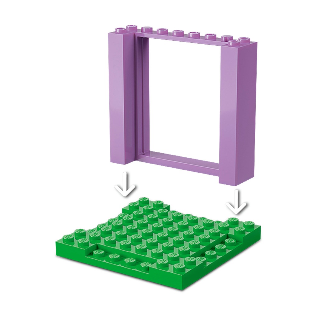 Конструктор LEGO Gabby's Dollhouse Гора сладостей и сад Китти 11205