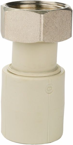 Перехідник з накидною гайкою внутрішня Wavin Ekoplastik 25х1