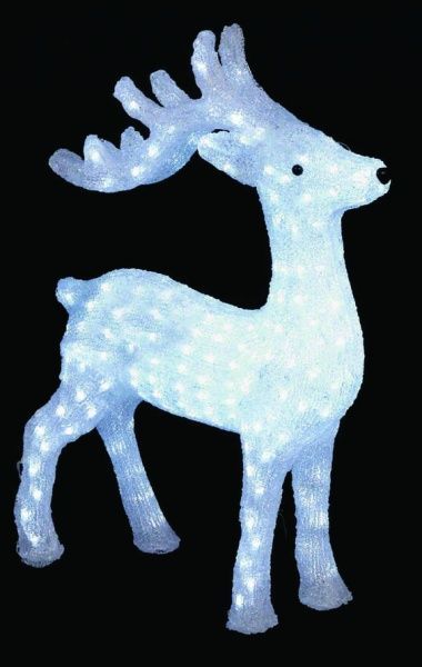 Декоративна фігура світлодіодна (LED) Олень 240 ламп 73 см 