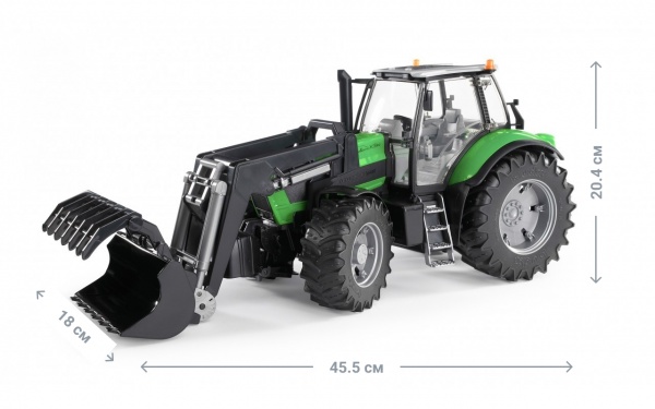 Трактор Bruder Agrotron X720 с погрузчиком 03081