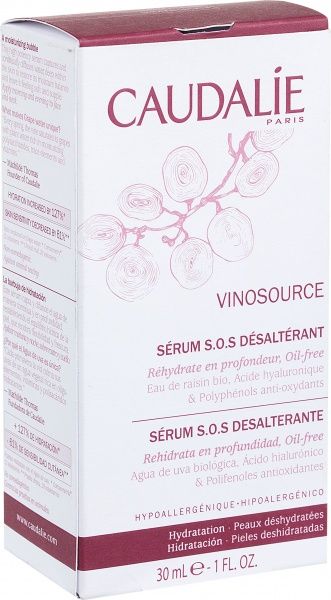 Сыворотка Caudalie Vinosource Увлажняющая S.O.S. 113 30 мл