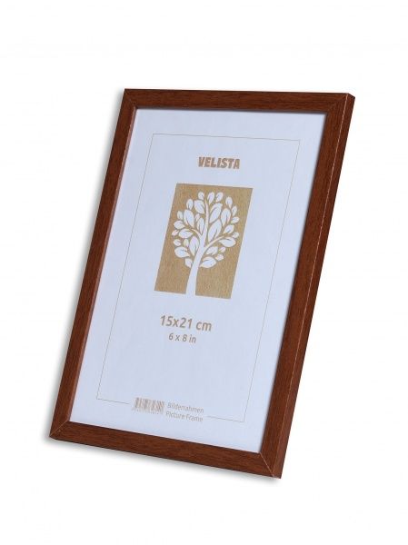 Рамка для фотографії зі склом Velista 10BW-863195v 15x21 см коричневий 