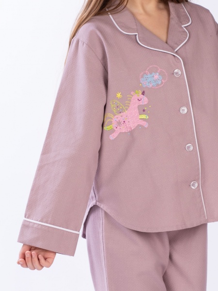 Пижама для девочек Эдельвика р.158 розовый 429-21/00 