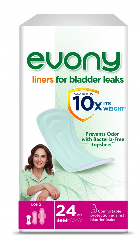 Прокладки урологические Evony 4 капли Long 24 шт