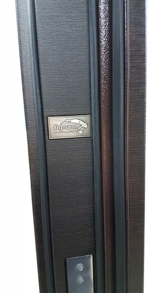 Двері вхідні Булат Гарант 117 венге горизонт темний 2050x950мм праві