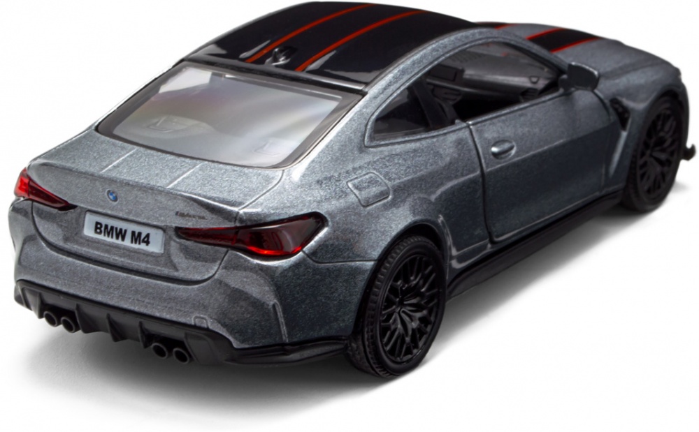Автомодель TechnoDrive 1:43 BMW M4 CSL 2023 сірий 250436U