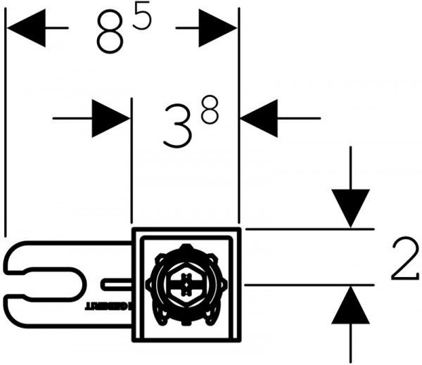 Комплект крепления к стене Geberit Duofix (111.815.00.1)