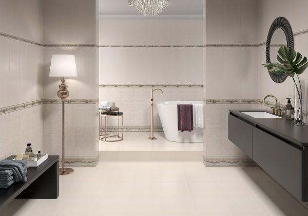 Плитка El Molino Poem Cenefa Oro Bone 7x25 