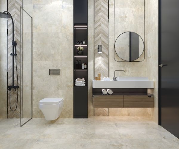 Плитка Golden Tile Metallica бежевий 781520 60х60 