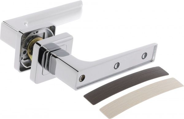 Ручка на розетке RDA Insert полированный хром