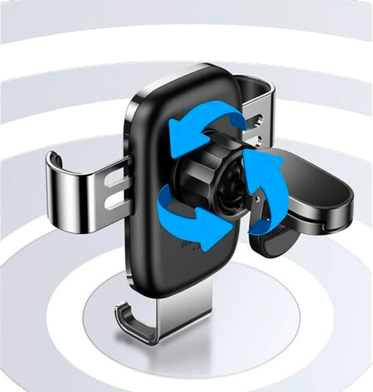 Тримач для смартфона Glaze Gravity Car Mount BASEUS SUYL-LG09 червоний