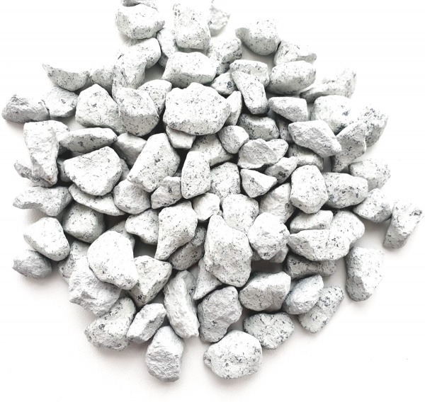 Камни декоративные зерновой светлый пепел 10-15 мм 10 кг