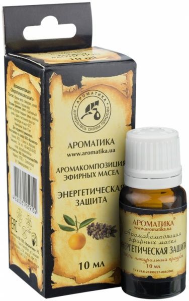 Аромакомпозиція Ароматика Энергетическая защита 10 мл 