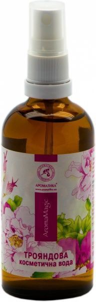 Вода косметическая Ароматика натуральная из лепестков розы 100 мл