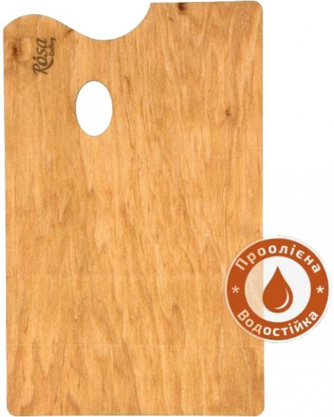 Палитра деревянная под этюдники французского типа промасленная прямоугольная 45,5х28,5 см