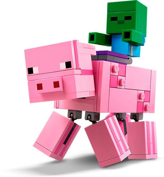 Конструктор LEGO Minecraft Свиня і малюк-зомбі 21157