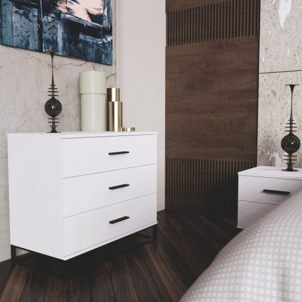 Комод Art in Head Ascet 800 3ш аляска /аляска 