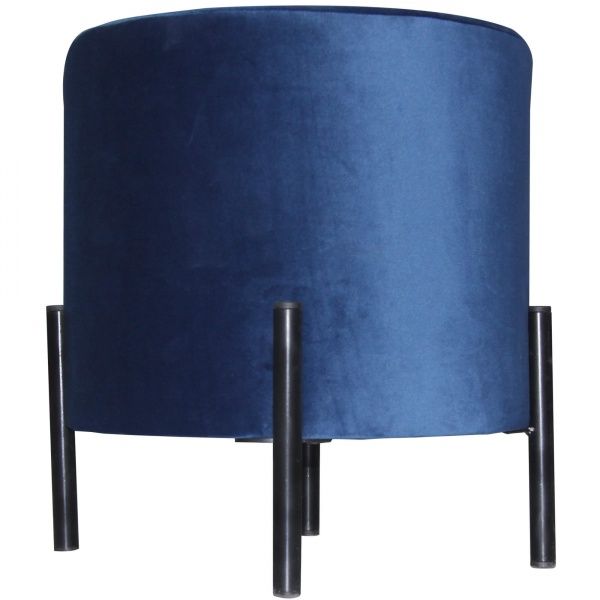 Пуф Ракета велюр Jasmin 81 темно-синий 