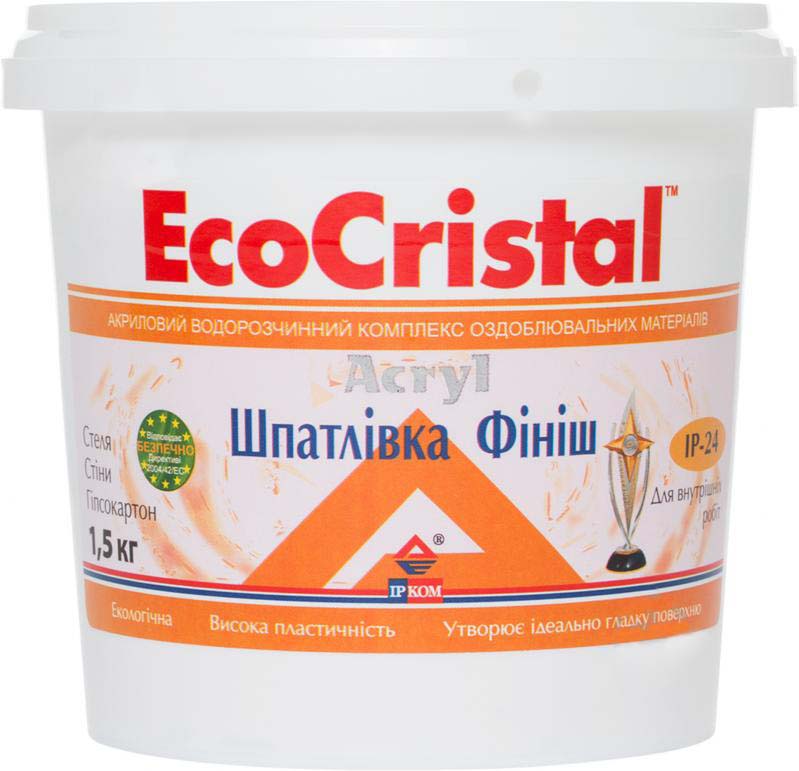 Шпаклевка EcoCristal Финиш ИР-24 1,5 кг