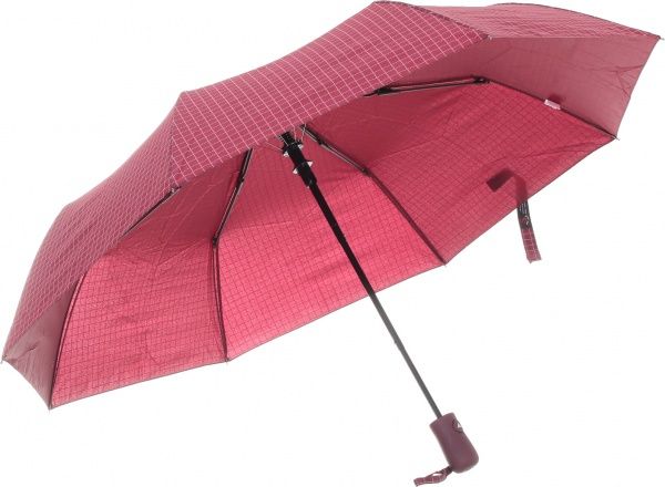 Парасолька Абстракція, складна, автомат червоний 