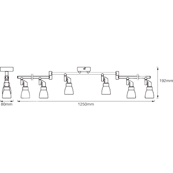 Спот Osram 827 LED 6x2 Вт G9 хром 